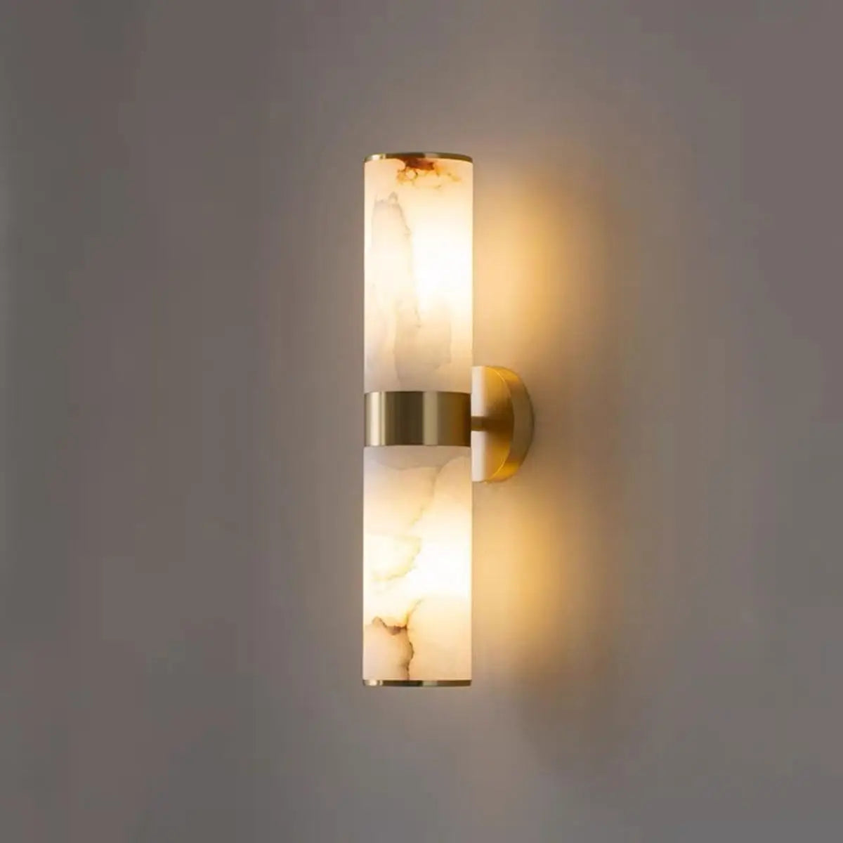 Modern LED Natural Alabaster Wall Lighting Room Living Room Bedroom Bed Decoration Marble Study Art Designer Retro Wall Light