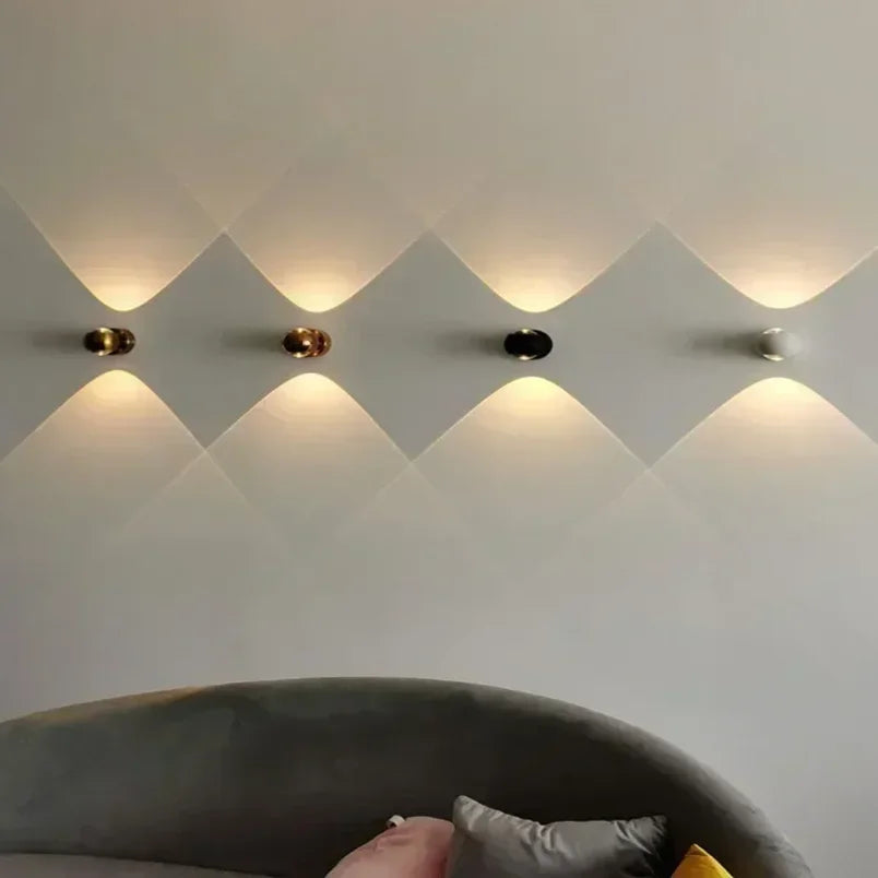 Luxury Art Aluminum Wall Light Glass Decoration Wall Lamp for Living Dining Room Bedroom Corridor Staircase Home Decor Sconce